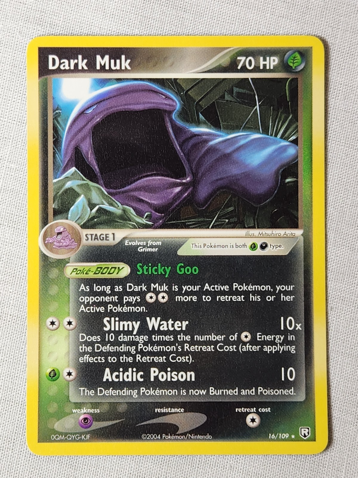 NM Dark Muk - Non-Holo #16 Team Rocket Returns Pokemon TCG