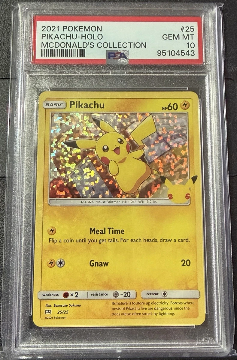pokemon cards mcdonalds ebay Pikachu - 2025 Pokmon Japanese Promo Pokmon Hit Points60 HP Form I Graded The Rarest McDonald's