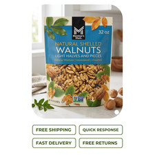 Members Mark Halves Pieces Walnuts 32 oz Free Shipping