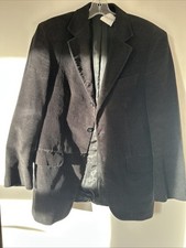 Christian Dior 3 Pocket Cordoroy Blazer Black Mens Pics Show Measurements.