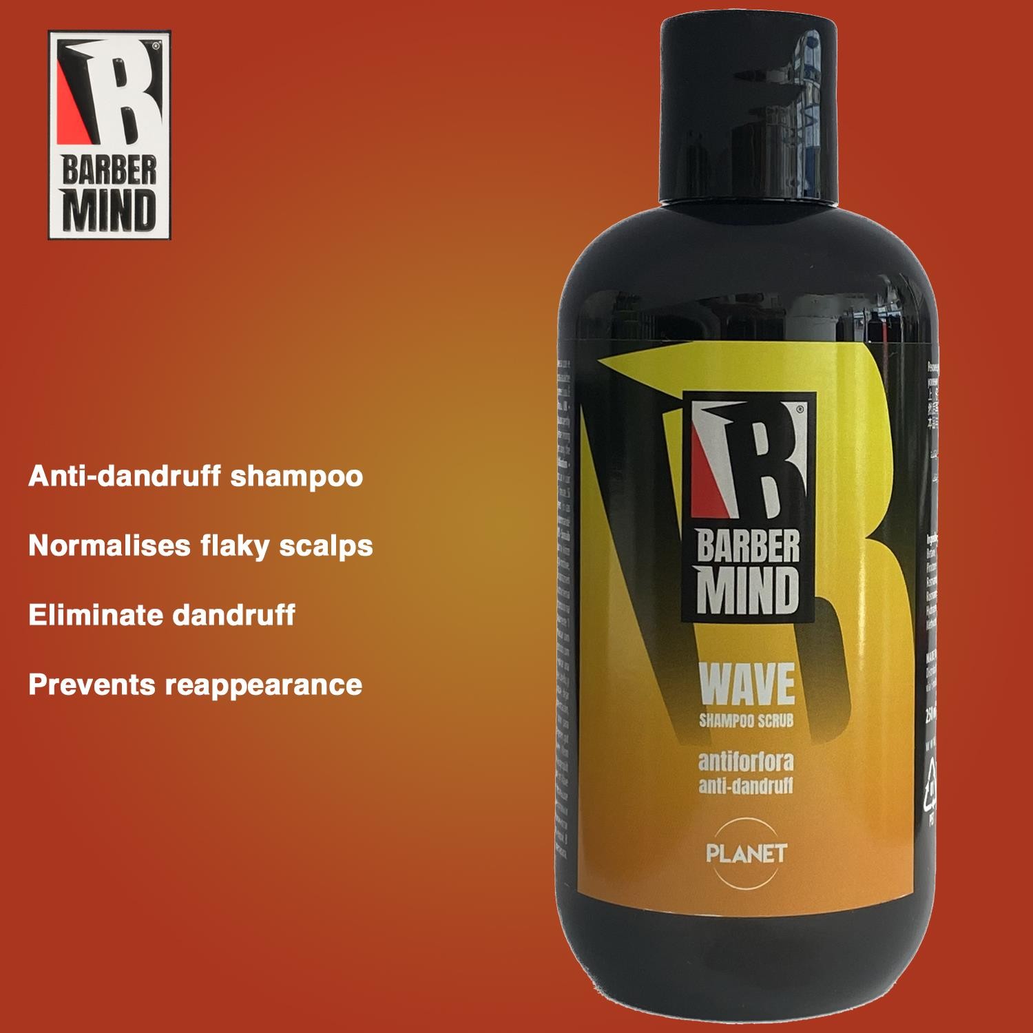 Barber Mind Orange Wave Anti-Dandruff Shampoo 250Ml - Image 2
