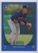 2011 Bowman Draft Chrome Blue Refractor 149/199 Jose Iglesias #49 7ti