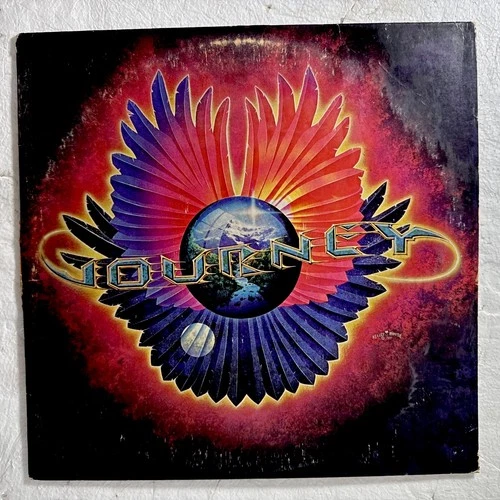 Journey – Infinity LP JC34912 Vinyl 1978 Lights Wheel In the Sky w/ Lyrics R5