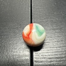 Beautiful Vintage Vitro Agate Tri Lite Aquamarine Marble Great Condition
