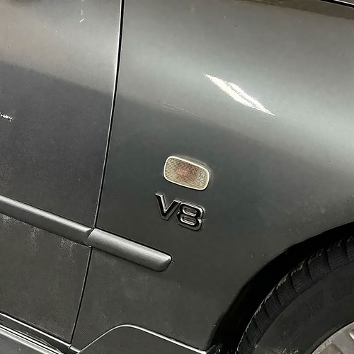 Metal 3D V8 Logo Engine Badge Chrome Silver Emblem Sticker Car Styling Decor - Picture 2 of 7