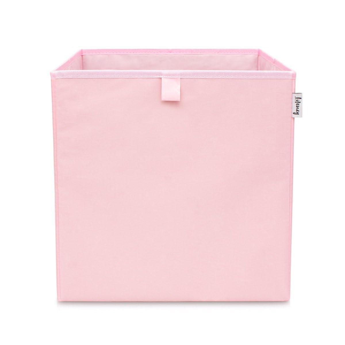 Boîte de rangement rose 833127 : coffre à jouets pliable en tissu pour chambre d'enfant