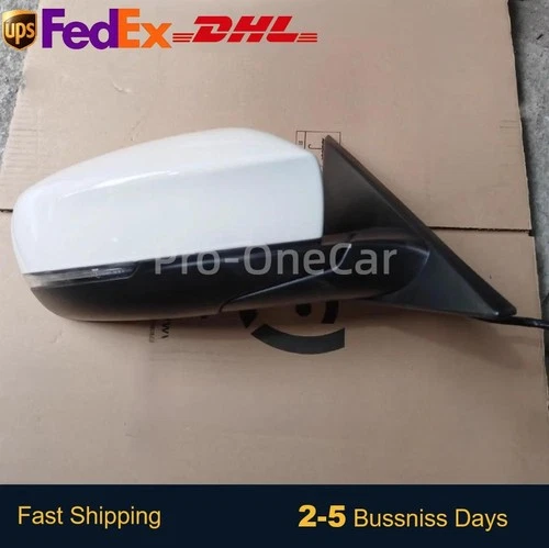 White Passenger RH Blind Spot Heated Door Mirror Fit For 2014-2021 MASERATI GHIB