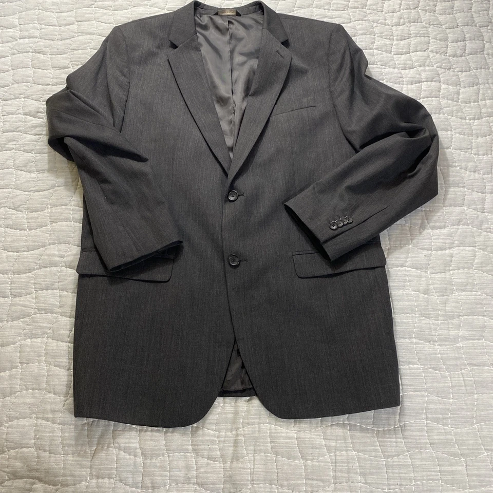 Banana Republic Suit Mens 46L 38x32 Tailored Slim Fit Blazer Pants Set Formal - Image 2 of 4