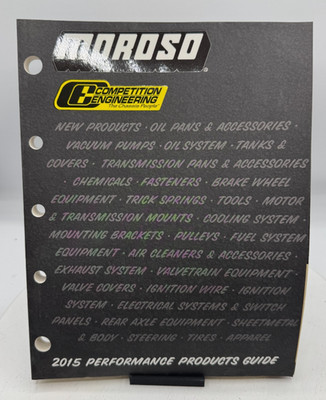 Moroso Competition Engineering 2015 Performance Products Guide Catalog