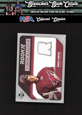 2005-06 Upper Deck RT-DL David Leneveu Rookie Threads
