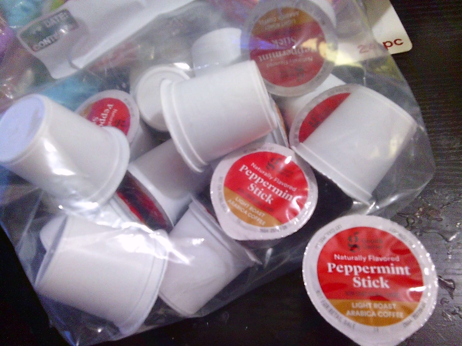 NEW LOT of 15 PEPPERMINT STICK coffee K cups