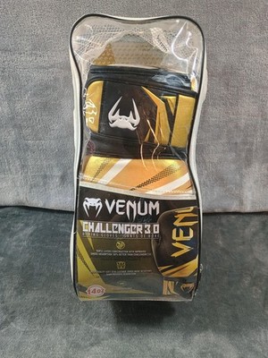 Venum Challenger 3.0 Boxing Sparring Gloves 14 Oz White Gold Adult MMA Training
