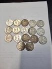 Lot of 17 90% Silver Benjamin Franklin Half Dollars 90% Silver - Nice Silver Lot