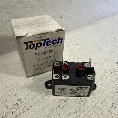 NEW Top Tech TT-90380 Switching Relay 90-380 90380 Coil 24VAC HCRY51ZQ1AB217 NIB