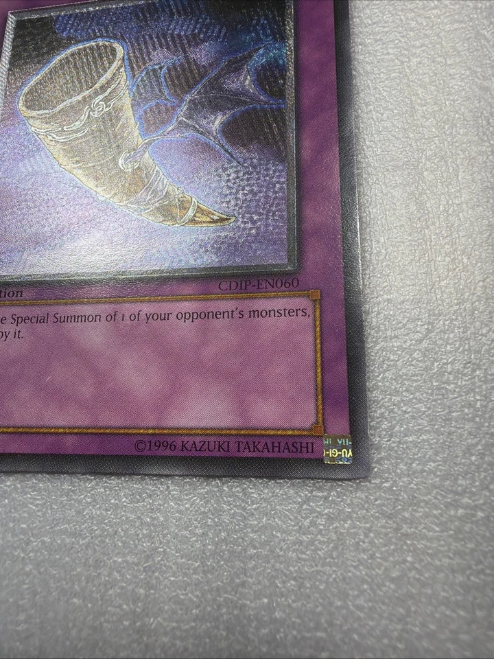 Yugioh! LP Black Horn of Heaven - CDIP-EN060 - Ultimate Rare - 1st Edition - Image 3 of 4