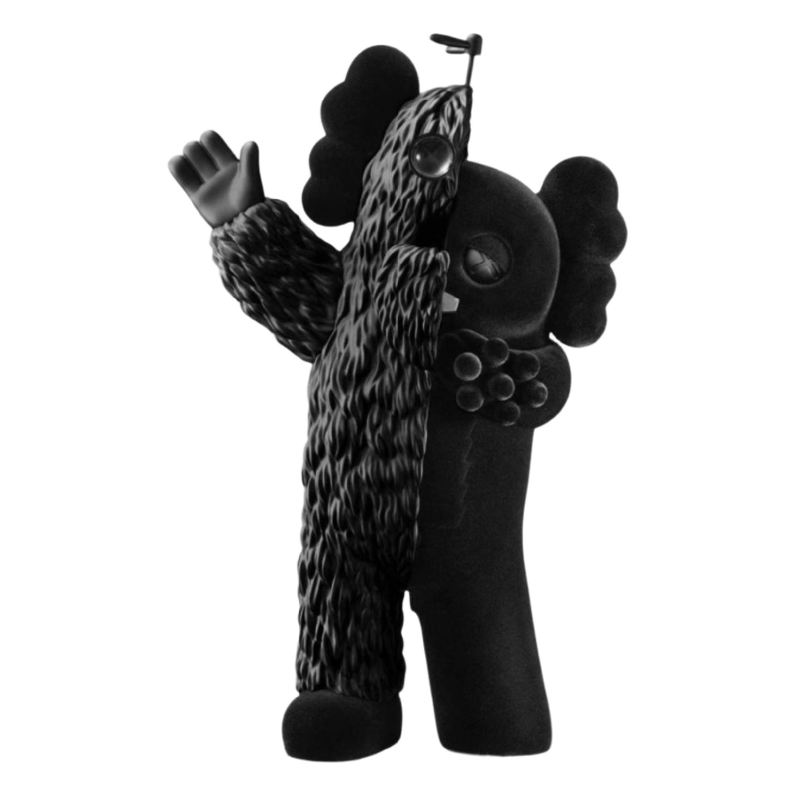 Kaws Kachamukku Vinyl Figure Black Art Toy Collectible Authentic