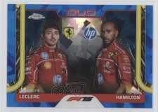 2025 Topps Chrome Sapphire Formula 1 F1 Duos Charles Leclerc Lewis Hamilton 1k2m
