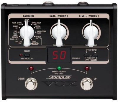 VOX Guitar Compact Multi Effects Pedal StompLab SL1G