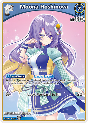 Moona Hoshinova - hBP01-090 U NM - Hololive TCG