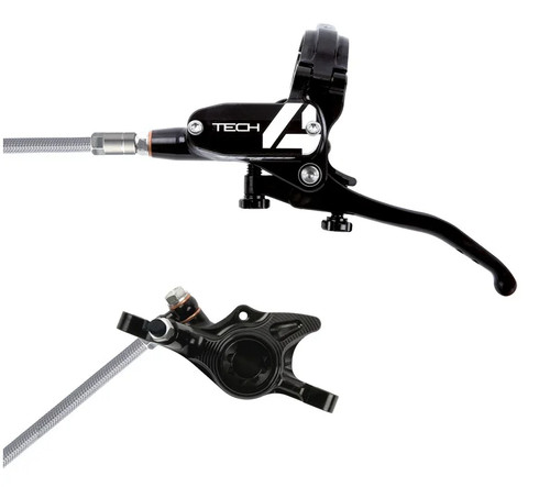Hope Tech 4 X2 MTB Mountain Bike Disc Brakes - Braided Hose - Picture 3 of 30