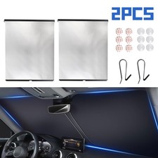 Retractable Windshield Sun Shadeadjustable Automatic Sunshade For Car Uv Heat