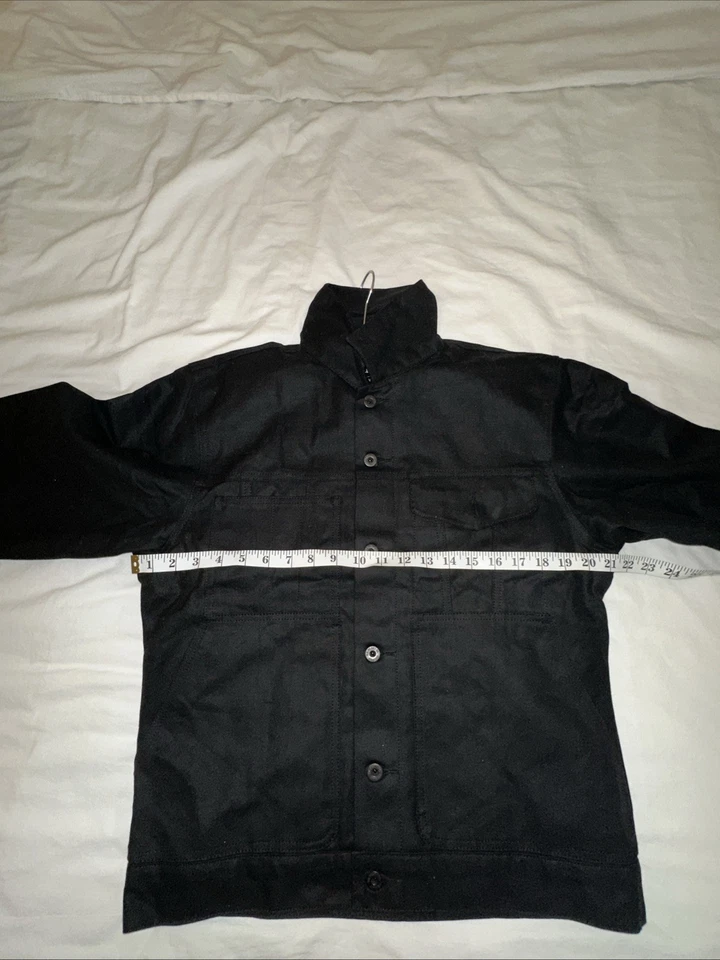 Nueva chaqueta cruiser Filson para hombre de tela de hojalata forrada corta negra talla mediana Foto 4 de 4