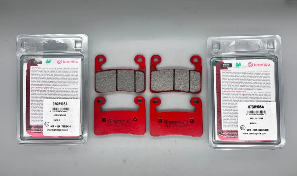 Pastillas de freno Brembo Sinter SA pastillas de freno delanteras + traseras BMW R1250 GS ADV, RT - Imagen 4 de 4