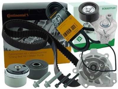 CONTI CT1077WP2 Zahnriemen Satz Wapu 5PK1546 Keil. Spannarm OPEL 1.6 1.8 m.Klima
