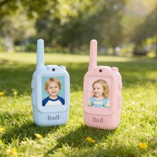 Kids Video Intercom Long Range Toy Easy Operation For Children Aged 3 ESFC