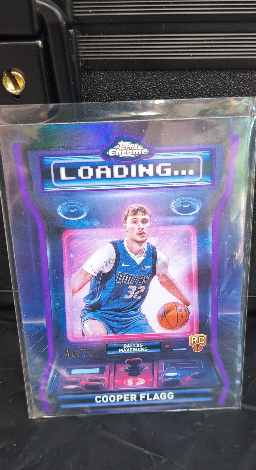 2025-26 Topps Chrome - Loading… Cooper Flagg #LD-11 Purple Refractor /75 (RC)
