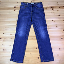 Lucky Brand Jeans Girls 14 Classic Straight Stretch Adjustable Waist Denim Jeans