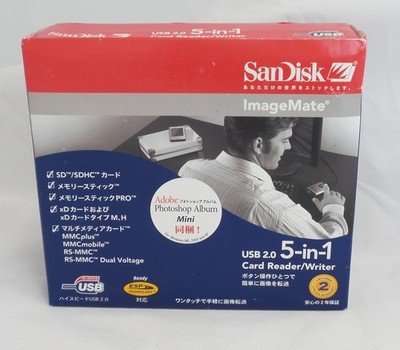 Sandisk ImageMate 5-in-1 USB 2.0 SD/SDHC/MMC/MS/MS Pro/xD Reader (SDDR-99-A15)