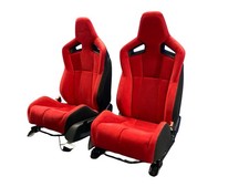 2023-2026 Honda Civic Type R Fl5 Front Lh Rh Seat Assembly Set Red Alcantara