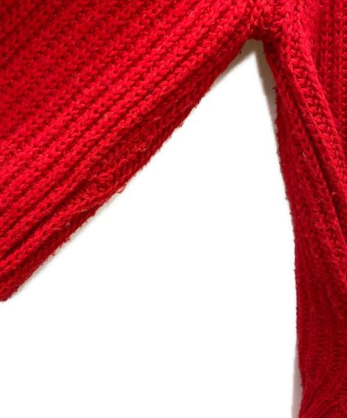 Ameri                    Back tuck knit Red 01811… - image 7