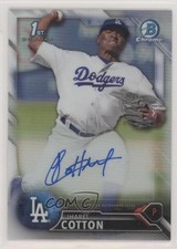 2016 Bowman Chrome Prospect Refractor 470/499 Jharel Cotton #CPA-JC Auto qm6
