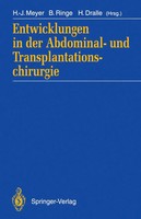 Hans-Joachim Meyer (U. A.) | Entwicklungen In Der Abdominal- Und...