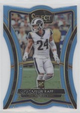 2019 Panini Select Premier Level Die-Cut Light Blue Prizm 76/99 Taylor Rapp 0z8z