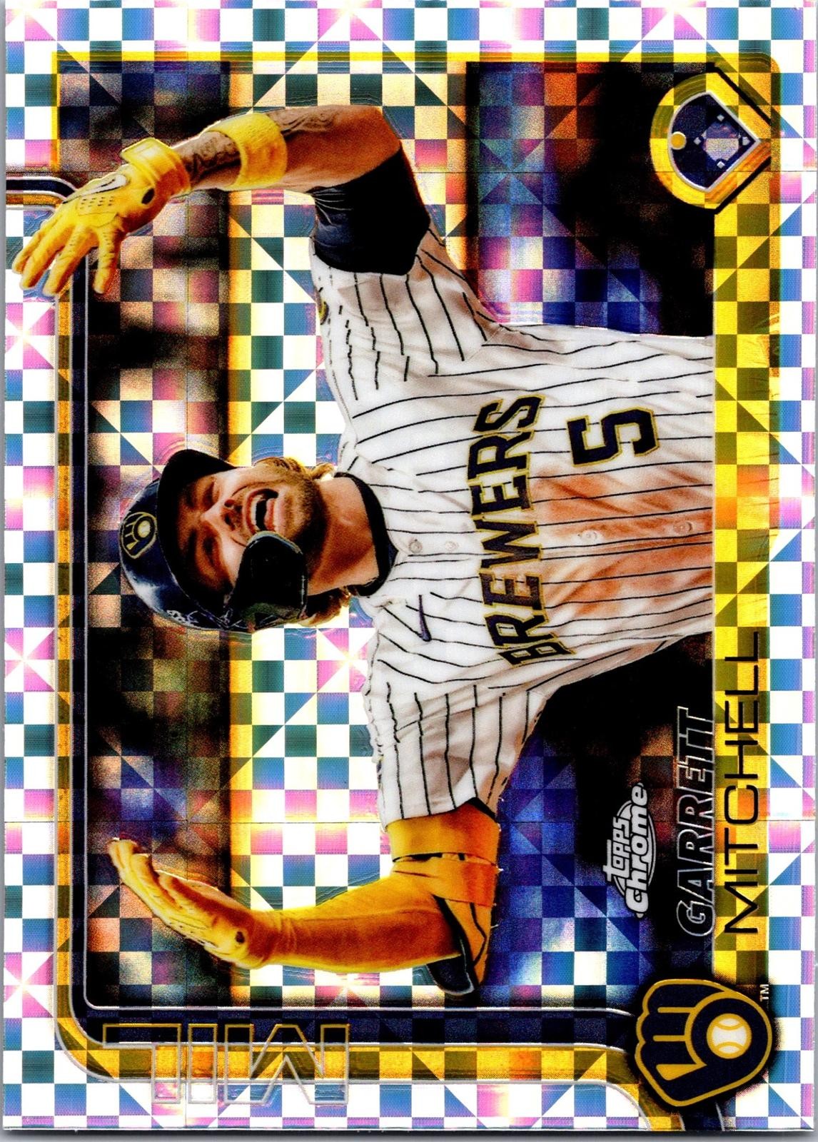 2025 Topps Chrome #28 Garrett Mitchell X-Fractors