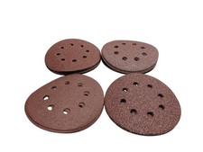 Set di carta vetrata con velcro 125 mm 8 fori - 24 pezzi MERCE DI SERIE B