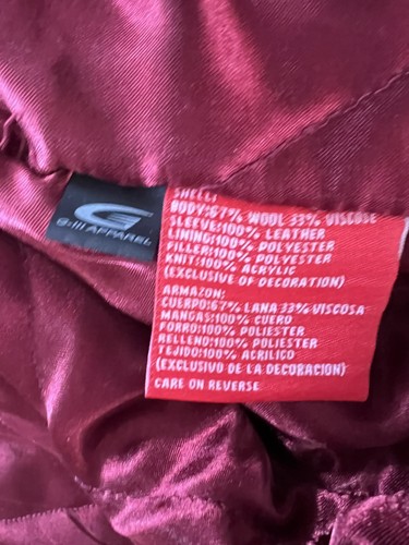 Chaqueta Super Bowl de Cuero Rara G-iii Washington Redskins Talla XXL NFL Commanders - Imagen 12 de 16