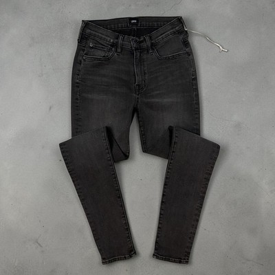 EDWIN Skinny Jeans Size 26 Waist Pixie in Knight Ryder Smokey Wash Denim Stretch