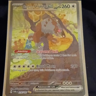 Bloodmoon Ursaluna ex 216/167 Sv06 Twilight Masquerade SIR Full Art Holo EN