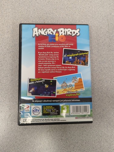 Angry Birds Rio PC Spiel CD-ROM nur Verpackung und Spiel - Bild 2 von 2