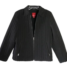 Esprit Women’s Size M Jacket Black Quilted Outerwear Jacket