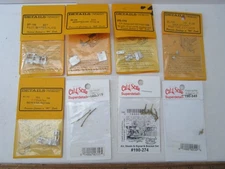 Huge Lot HO 1/87 Scale Detail Building Train Parts Cal Scale Details West