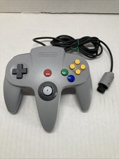 Official Nintendo 64 GRAY Controller AUTHENTIC OEM N64 Remote NUS-005 Tested