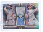 DYLAN CREWS/JAMES WOOD 2026 TOPPS TRIBUTE DUAL RELICS GOLD PATCH /50 Q4899