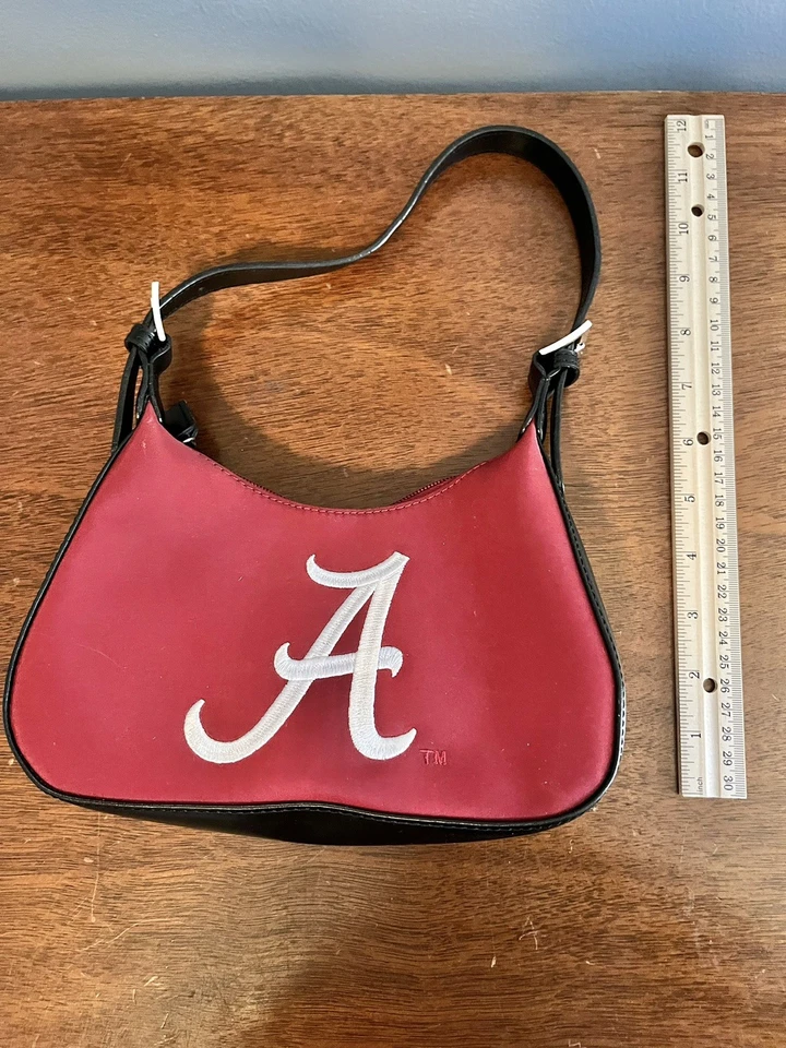 Sandol Alabama Carmesí Marea Rollo Marea Correa para el Hombro Cartera Mango Superior Bama Rush Foto 3 de 4