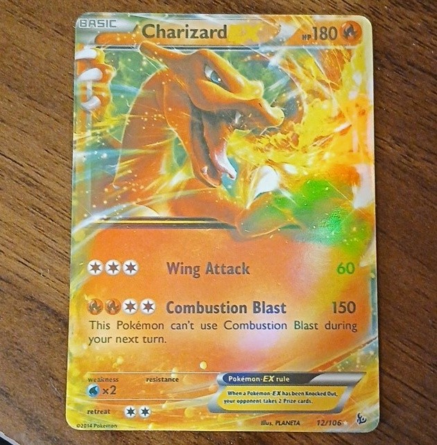 Charizard ex 12/106 Flashfire Holo Ultra Rare Pokemon TCG HP 180 English 2014