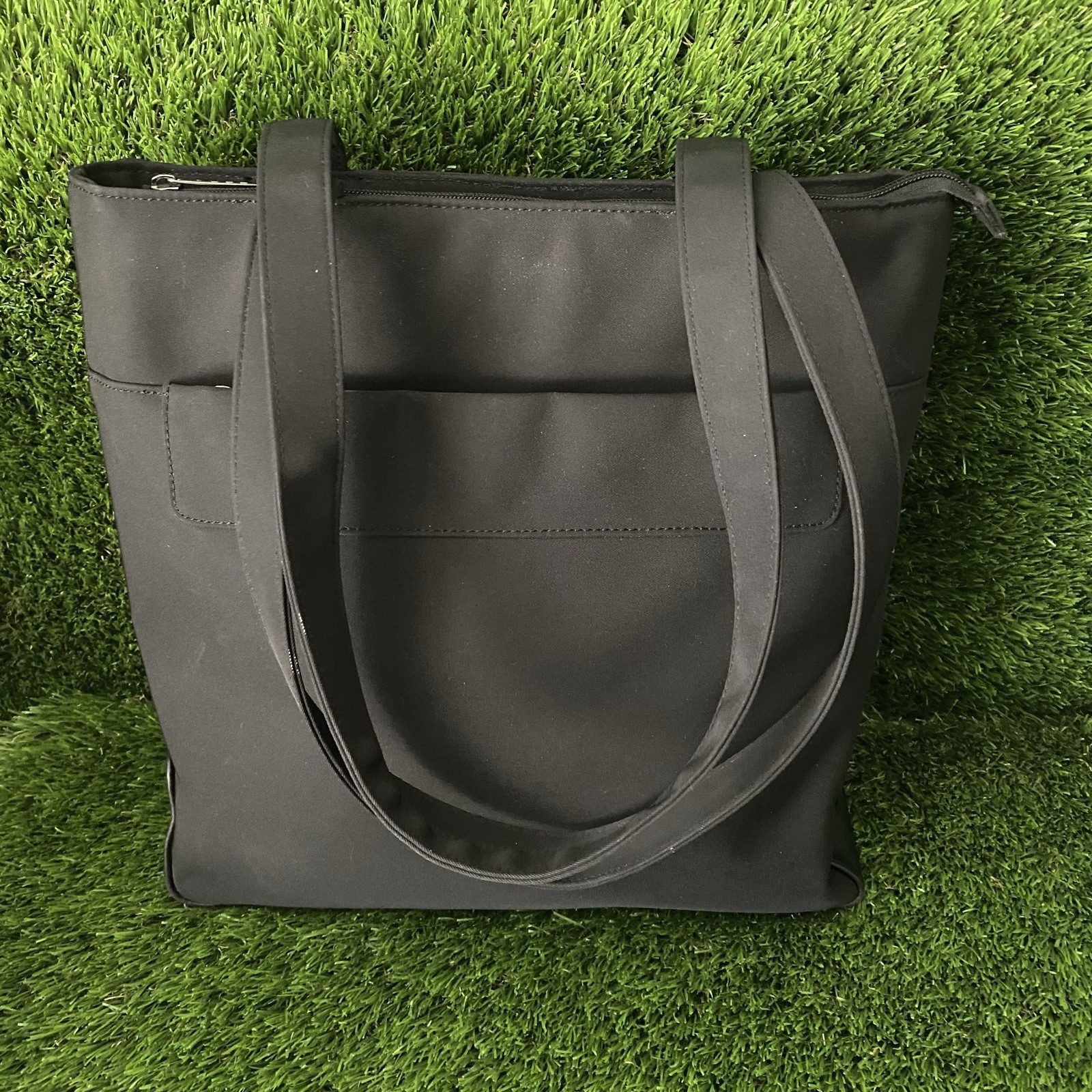 Fossil Black Nylon Rectangular Shoulder Bag Y2K S… - image 2